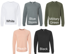 Load image into Gallery viewer, At the Hem of His Robe Bella Canvas Crewneck Sweatshirt