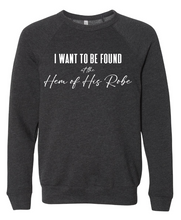 Load image into Gallery viewer, At the Hem of His Robe Bella Canvas Crewneck Sweatshirt