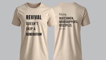 Load image into Gallery viewer, Option 2 - Revival Doesn't Skip a Generation - Youth Fundraiser Tee
