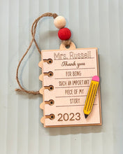 Load image into Gallery viewer, Teacher Note Gift Card Holder
