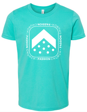 Load image into Gallery viewer, YOUTH (Square Logo) Passion Church Tee
