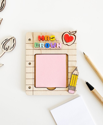 Teacher Post-it Holder - Notebook