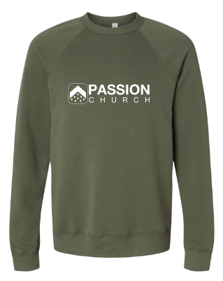 (Classic Logo) Passion Church Midweight Crewneck Sweatshirt