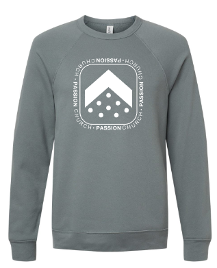 (Square Logo) Passion Church Midweight Crewneck Sweatshirt
