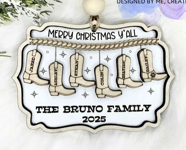 Personalized Ornament - Country Western