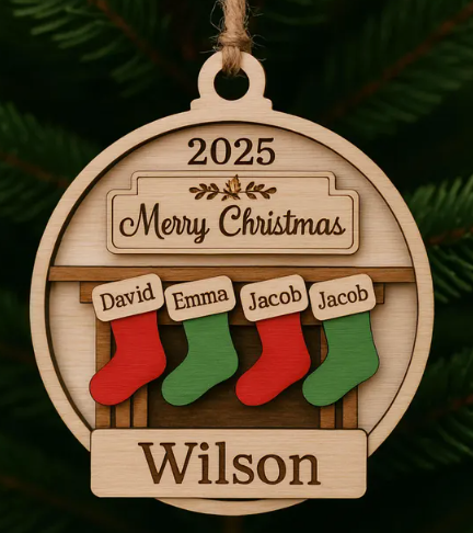 Personalized Ornament - Stockings