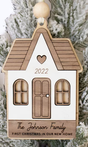 Personalized Ornament - New Family Home