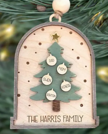Personalized Ornament - Christmas Tree